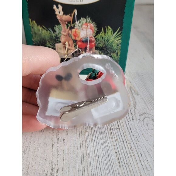 Hallmark 1995 fishing for fun ornament Xmas clip-on - Picture 8 of 8